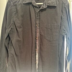 Aeropostale Charcoal Speckled Shirt